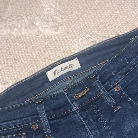 Madewell denim 10in high rise skinny dark rinse $130 jeans casual contemporary - Picture 5 of 9